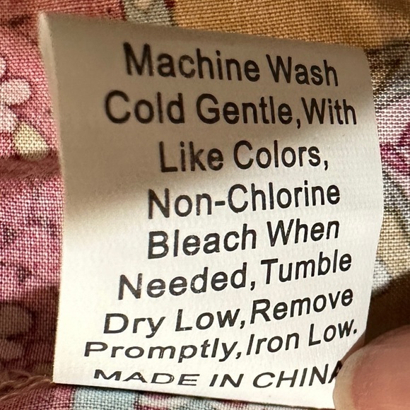 Anna-Kaci Long Sleeve Tassel Tie Boho Floral Viscose Dress‎ Womens Small NWT - Picture 6 of 7